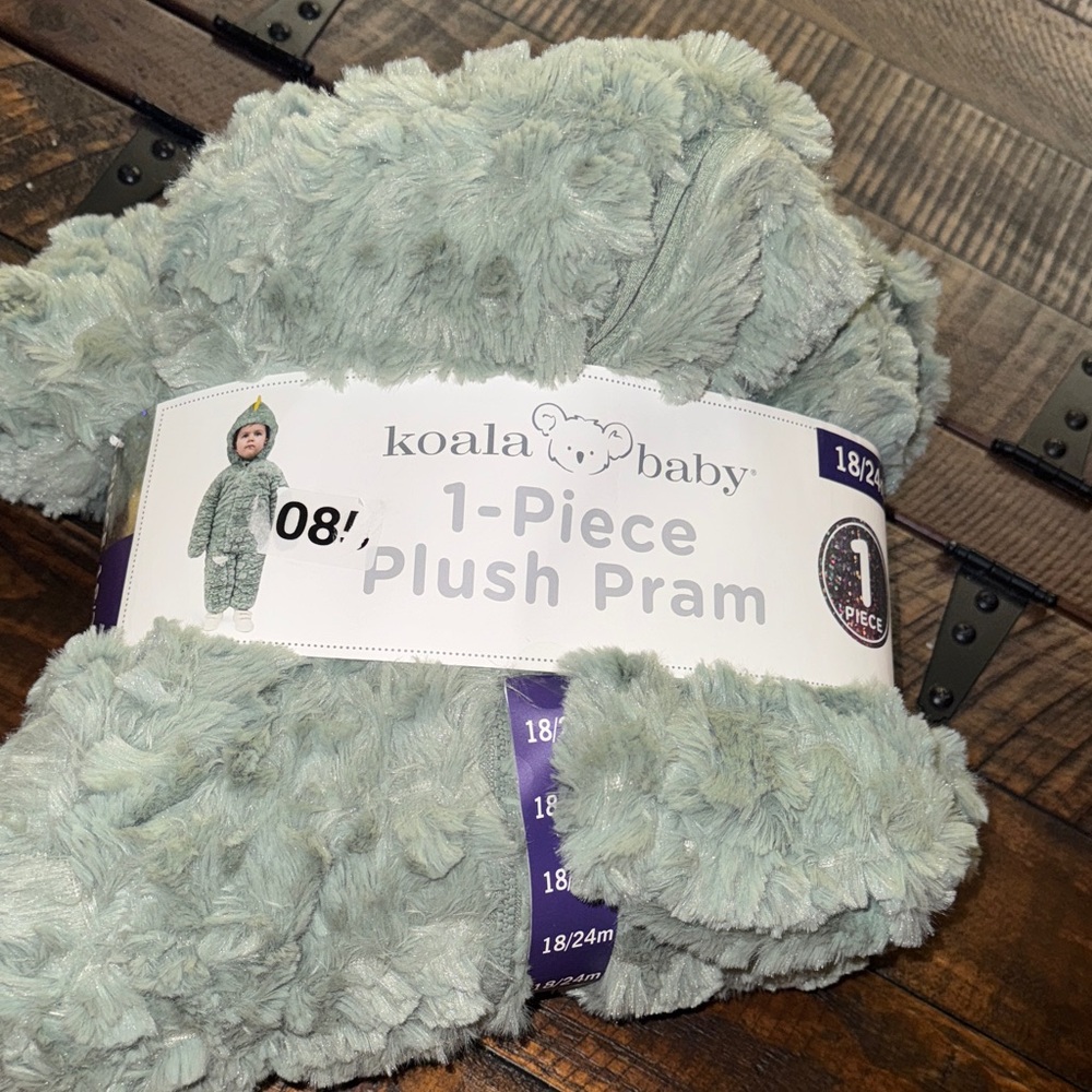Koala baby Soft Green Plush Pram